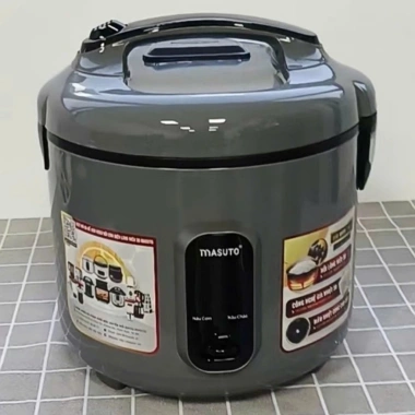 Nồi Cơm Điện Masuto 1.8L Lòng Niêu Siêu Dày Dặn, Cơm Dẻo Ngon Truyền Thống, Bảo Hành 12 Tháng, Giá 980.000 VND