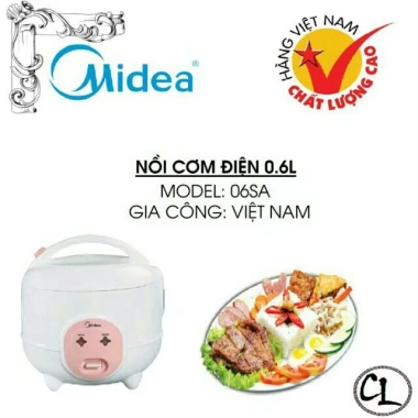 Nồi cơm điện Midea CM06SA/CM06SD 6L - Tiết kiệm năng lượng, công nghệ siêu tốc, chỉ 565.000đ 2