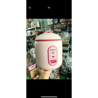 Nồi cơm điện mini 1,2L chống dính đa năng nấu cơm, cháo - Giá chỉ 259.000 VND