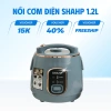 Nồi cơm điện Mini 1.2L SHAHP siêu bền, chống dính công nghệ Mỹ, tặng vỉ hấp nhựa, bảo hành 12 tháng - 385.000₫