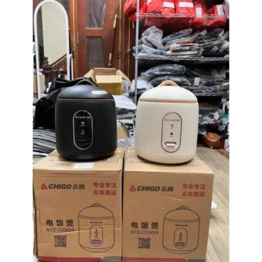 Nồi Cơm Điện Mini Chigo 1.2L Chính Hãng - Giá 195.000, Tiết Kiệm Năng Lượng