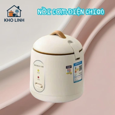 Nồi Cơm Điện Mini CHIGO 1.2L Chống Dính, Nấu Hầm Súp Cháo cho 2 Người - 199k 10 Nồi Cơm Điện Mini CHIGO 1.2L Chống Dính, Nấu Hầm Súp Cháo cho 2 Người - 199k 10
