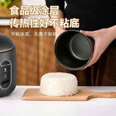 Nồi cơm điện mini Chigo 1.2L đa năng hầm kho nấu cháo xào nhanh giá 284.700₫