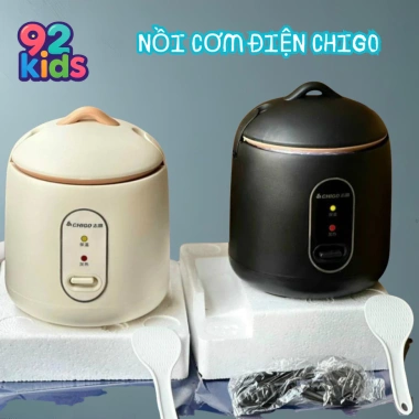 Nồi Cơm Điện Mini Chigo 1,2L Tráng Chống Dính - Đa Năng Nấu Hầm, Súp, Cháo cho 2 Người, Giá Ưu Đãi 199.000 8 Nồi Cơm Điện Mini Chigo 1,2L Tráng Chống Dính - Đa Năng Nấu Hầm, Súp, Cháo cho 2 Người, Giá Ưu Đãi 199.000 8