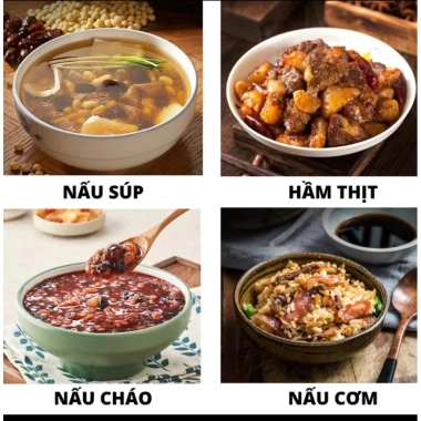 Nồi Cơm Điện Mini Chigo Tráng Chống Dính, Nấu Hầm Ninh Cháo Đa Năng - 199k