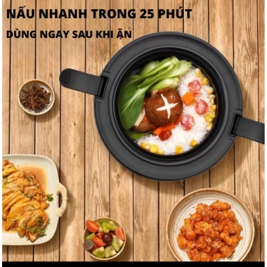 Nồi Cơm Điện Mini Chigo Tráng Chống Dính, Nấu Hầm Ninh Cháo Đa Năng - 199k 5 Nồi Cơm Điện Mini Chigo Tráng Chống Dính, Nấu Hầm Ninh Cháo Đa Năng - 199k 5