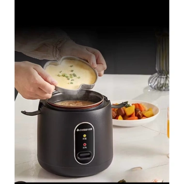 Nồi Cơm Điện Mini Chigo Tráng Chống Dính, Nấu Hầm Ninh Cháo Đa Năng - 199k