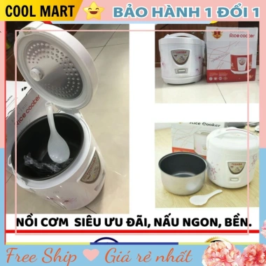 Nồi cơm điện mini chống dính dung tích 1L-1.8L, giá rẻ, chất lượng cao, giảm còn 249.000 VND