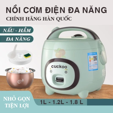 Nồi Cơm Điện Mini CUCKOO 1.2-1.8L Hàn Quốc, nấu ngon, bảo hành 12 tháng, giá 360.000