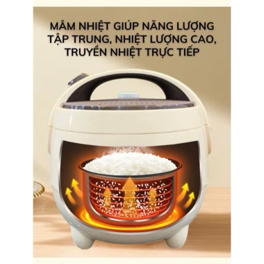 Nồi cơm điện Mini CUDKOO CR388 1‑2.2L Kiểu Hàn Quốc, Bảo hành 12 tháng, Giá chỉ 280k