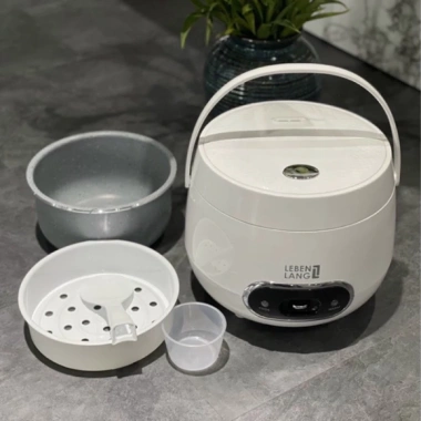 Nồi cơm điện mini Lebenlang LBL589 1.200ml 500W Bảo hành 24 tháng Giá 635.000đ