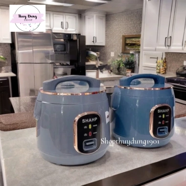 Nồi cơm điện mini Shahp 1L‑2,2L lòng nồi chống dính, nấu cơm ngon, chỉ 336.000₫