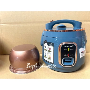 Nồi cơm điện mini Shahp 1L‑2,2L lòng nồi chống dính, nấu cơm ngon, chỉ 336.000₫
