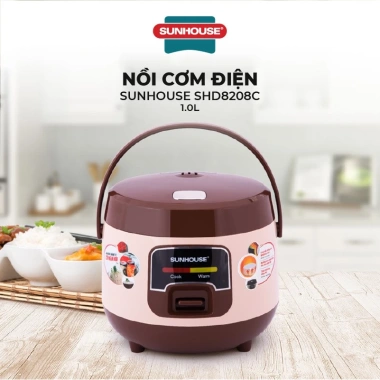 Nồi cơm điện mini SUNHOUSE 1L SHD8.208C - Giảm 12% chỉ 750.000đ, mã ELBSJBP03 2