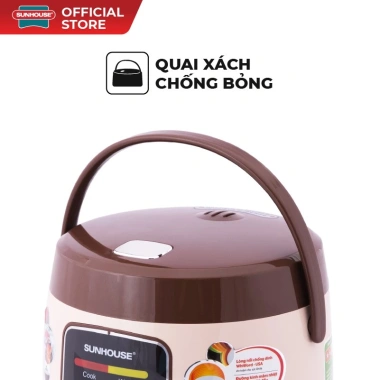 Nồi cơm điện mini SUNHOUSE 1L SHD8.208C - Giảm 12% chỉ 750.000đ, mã ELBSJBP03 5