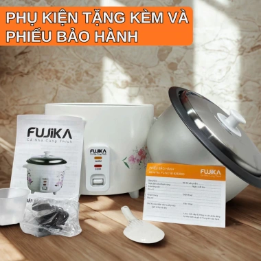 Nồi cơm điện nắp rời FUJIKA 1L‑1,8L, lớp chống dính, nấu cơm ngon, giá 373.000đ