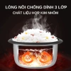 Nồi cơm điện nắp rời FUJIKA 1L‑1,8L, lớp chống dính, nấu cơm ngon, giá 373.000đ 5