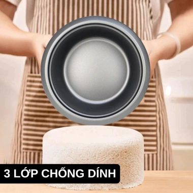 Nồi cơm điện nắp rời FUJIKA 1L‑1,8L, lớp chống dính, nấu cơm ngon, giá 373.000đ