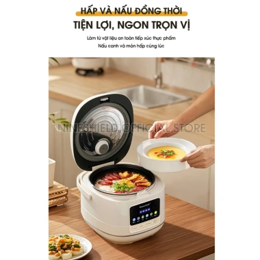 Nồi Cơm Điện Nineshield KB1.008M 1.8L Chống Dính, Giữ Ấm, Nấu Nhanh, Tiết Kiệm, Giá 929k 7 Nồi Cơm Điện Nineshield KB1.008M 1.8L Chống Dính, Giữ Ấm, Nấu Nhanh, Tiết Kiệm, Giá 929k 7