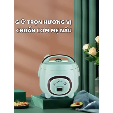 Nồi cơm điện NK MEDIA 1L‑1.8L, nấu nhanh, chống dính 3 lớp, BH 12 tháng - 389.000₫