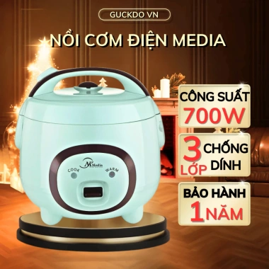 Nồi cơm điện Nk Media - Nấu nhanh, 3 lớp chống dính, nhiệt lâu, 339.000₫