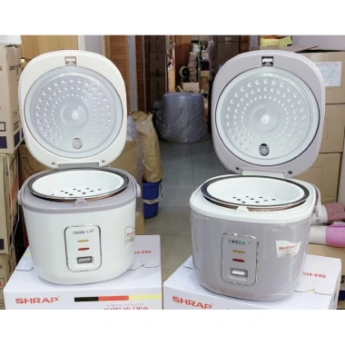 Nồi Cơm Điện Sharp 668 1.8L - Quai Xách, Nấu Cơm Ngon, Tặng Giá Hấp, Bảo Hành 12 Tháng - Giá 499.500₫