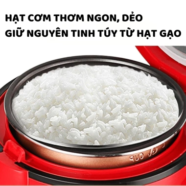 Nồi cơm điện SRAPP 1.8L 700W nấu nhanh, chống dính 3 lớp dày dặn, 399.000 VNĐ