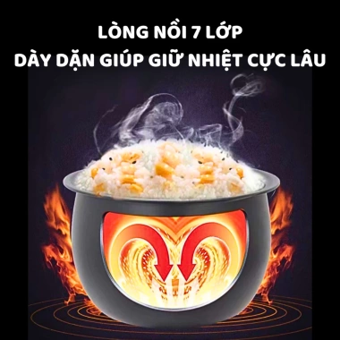 Nồi cơm điện SRAPP 1.8L 700W nấu nhanh, chống dính 3 lớp dày dặn, 399.000 VNĐ 8 Nồi cơm điện SRAPP 1.8L 700W nấu nhanh, chống dính 3 lớp dày dặn, 399.000 VNĐ 8