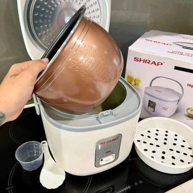 Nồi Cơm Điện SRAPP 1,8L Chính Hãng - Nấu Nhanh, Cơm Ngon, Bảo Hành 12 Tháng, 535k