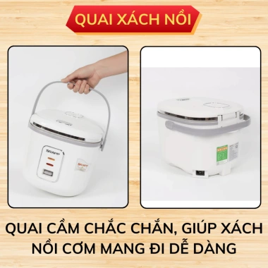 Nồi cơm điện SRAPP SH-NC198 1,8L, lòng nồi 3 lớp chống dính, bảo hành chính hãng - Giá chỉ 829.000₫ 3 Nồi cơm điện SRAPP SH-NC198 1,8L, lòng nồi 3 lớp chống dính, bảo hành chính hãng - Giá chỉ 829.000₫ 3