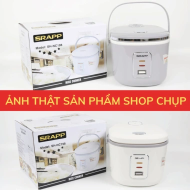 Nồi cơm điện SRAPP SH-NC198 1,8L, lòng nồi 3 lớp chống dính, bảo hành chính hãng - Giá chỉ 829.000₫