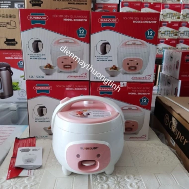 Nồi Cơm Điện Sunhouse 1,2L SHD8.217W & 1,8L 8.602W - Chính Hãng, Bảo Hành 1 Đổi 1 3