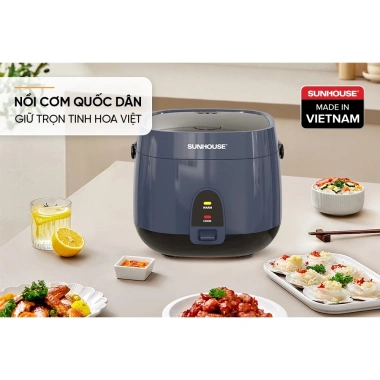 Nồi cơm điện SUNHOUSE 1.8L SHD8.611N/R bảo hành 12 tháng - Giá chỉ 639.000đ