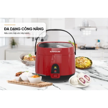 Nồi cơm điện SUNHOUSE 1.8L SHD8.611N/R bảo hành 12 tháng - Giá chỉ 639.000đ 7 Nồi cơm điện SUNHOUSE 1.8L SHD8.611N/R bảo hành 12 tháng - Giá chỉ 639.000đ 7