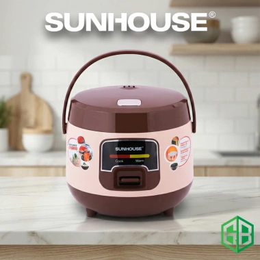 Nồi Cơm Điện SUNHOUSE 1L SHD8.208C - Tiết Kiệm Năng Lượng, Nấu Nhanh, Giá 670.000₫