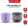 Nồi Cơm Điện SUNHOUSE Happy Time HTD8.521 1.8L Tím-Xám, Bảo Hành 12 Tháng, Giá chỉ 559.000₫