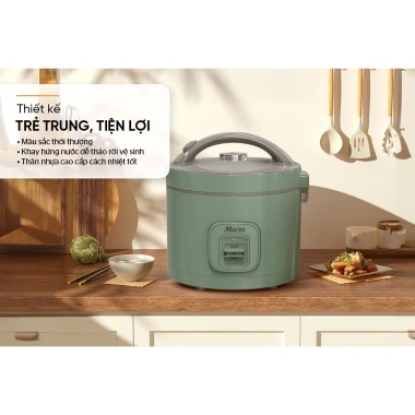 Nồi cơm điện SUNHOUSE MAMA 1.2‑1.8L SHD8.265/SHD8.665 - Ceramic chống dính, bảo hành 2 năm, chỉ 839.000₫ 8