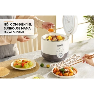 Nồi Cơm Điện SUNHOUSE MAMA 1.5L/1.8L SHD8.277 SHD8.667 - Bảo Hành 24 Tháng Giá 889.000₫