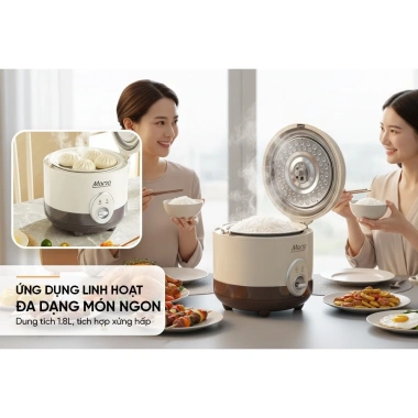 Nồi Cơm Điện SUNHOUSE MAMA 1.5L/1.8L SHD8.277 SHD8.667 - Bảo Hành 24 Tháng Giá 889.000₫