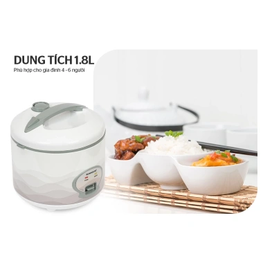 Nồi Cơm Điện Sunhouse SHD8.602 1.8L 700W - Bảo Hành 12 Tháng Giá Ưu Đãi 545k 7 Nồi Cơm Điện Sunhouse SHD8.602 1.8L 700W - Bảo Hành 12 Tháng Giá Ưu Đãi 545k 7