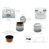 Nồi Cơm Điện SUNHOUSE SHD8.602 1.8L Trắng Hoa Văn Ghi Chống Dính Bảo Hành 1 Năm 3