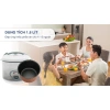 Nồi Cơm Điện SUNHOUSE SHD8.602 1.8L Trắng Hoa Văn Ghi Chống Dính Bảo Hành 1 Năm 8