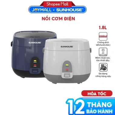 Nôi Cơm Điện Sunhouse SHD8.611 1.8L Hàng Chính Hãng Nắp Gài Quai Xách Giá 803.000 JoyMall