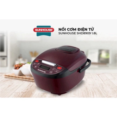 Nồi cơm điện Sunhouse SHD8.909 1.8L 700W - 5 lớp ruột nồi phủ chống dính, giá 999k 2