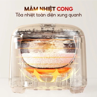 Nồi cơm điện tách đường VENKO TD3L 600W 3L 5in1 Nấu cháo, ninh xương chỉ 1,090,000₫