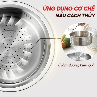 Nồi cơm điện tách đường VENKO TD3L 600W 3L 5in1 Nấu cháo, ninh xương chỉ 1,090,000₫
