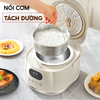 Nồi cơm điện tách đường VENKO TD3L 600W 3L 5in1 Nấu cháo, ninh xương chỉ 1,090,000₫ 8 Nồi cơm điện tách đường VENKO TD3L 600W 3L 5in1 Nấu cháo, ninh xương chỉ 1,090,000₫ 8