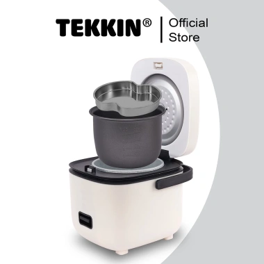 Nồi cơm điện TEKKIN TI‑S30A 0.8L nhỏ gọn cho 1‑2 người, hàng chính hãng, ưu đãi 339k
