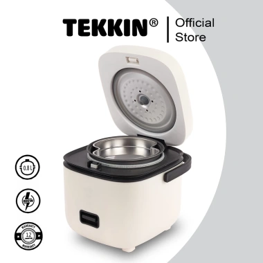 Nồi cơm điện TEKKIN TI‑S30A 0.8L nhỏ gọn cho 1‑2 người, hàng chính hãng, ưu đãi 339k