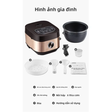 Nồi cơm điện thông minh Oudison mini 1-4 người, 5 chức năng đa năng, tự động - Giá ưu đãi 255.500₫ 7 Nồi cơm điện thông minh Oudison mini 1-4 người, 5 chức năng đa năng, tự động - Giá ưu đãi 255.500₫ 7